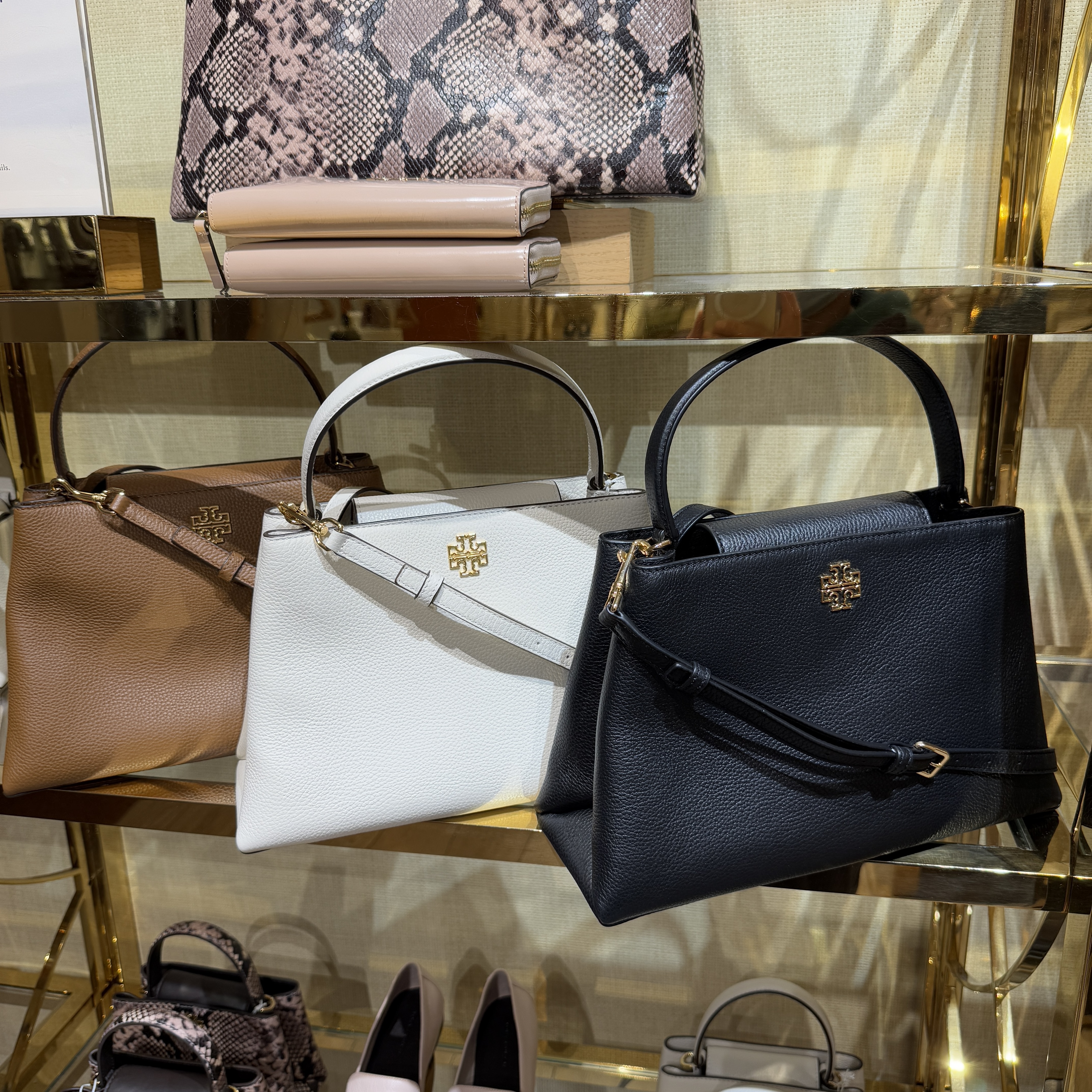 25年★Tory Burch Britten Satchel 160639