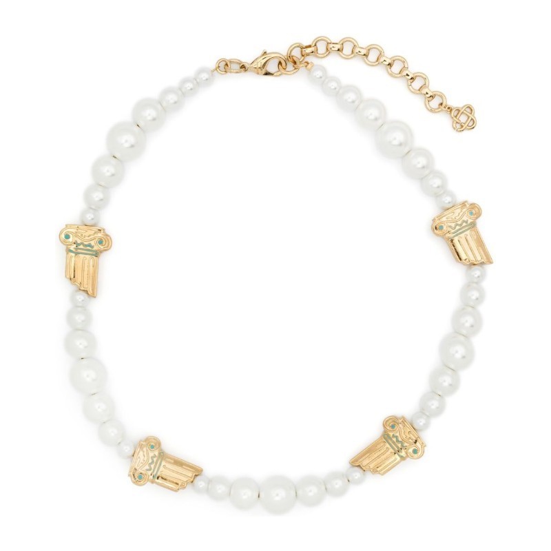 ネックレス・ペンダント Casablanca GRADIENT PEARL COLUMN NECKLACE