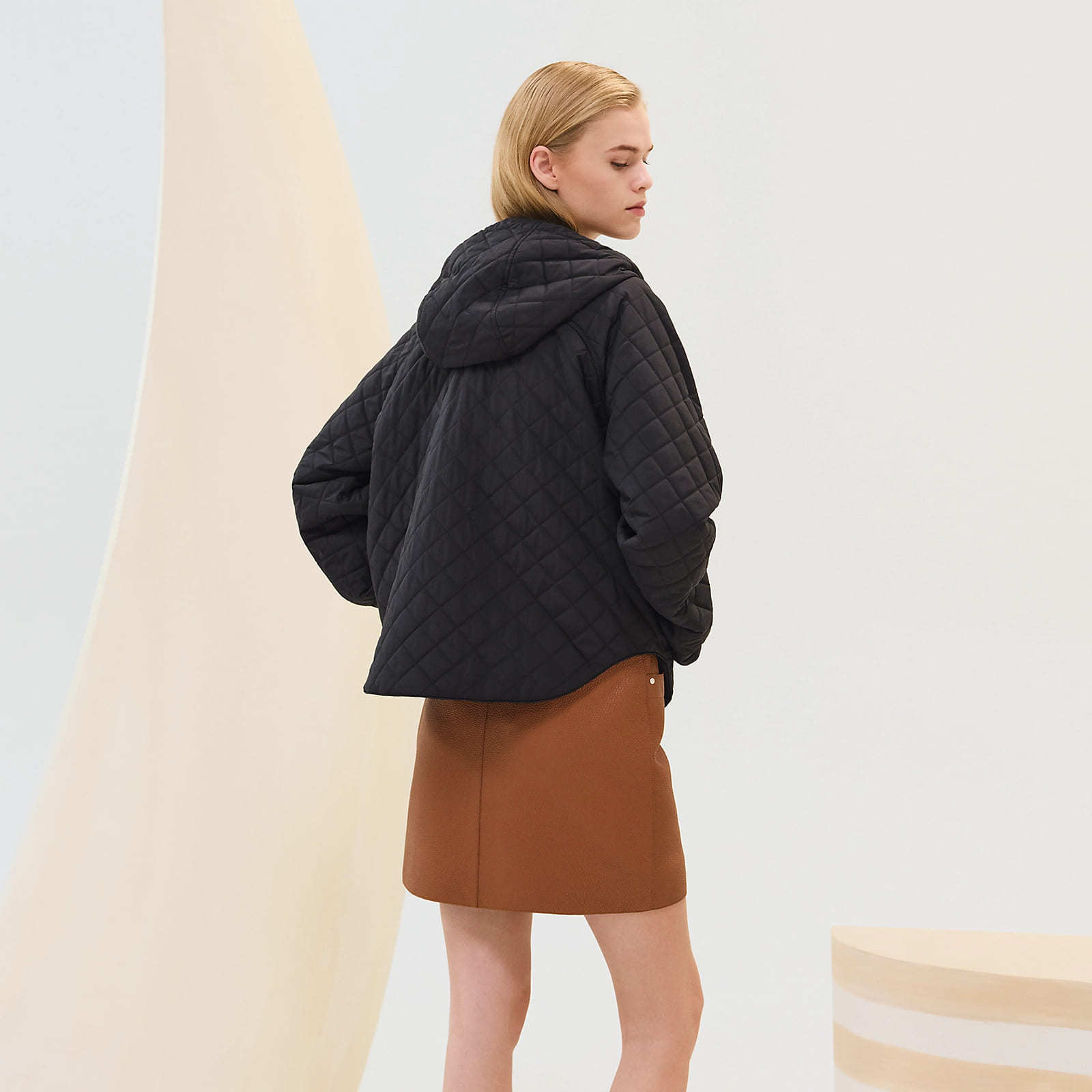 上品/オシャレが決まる♪】HERMES キルティングジャケット