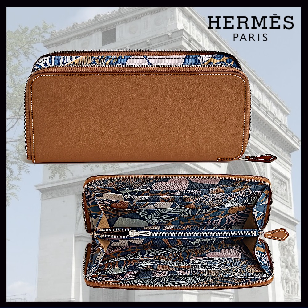 【HERMES 】個性を楽しむ★ シルクインクラシックウォレット