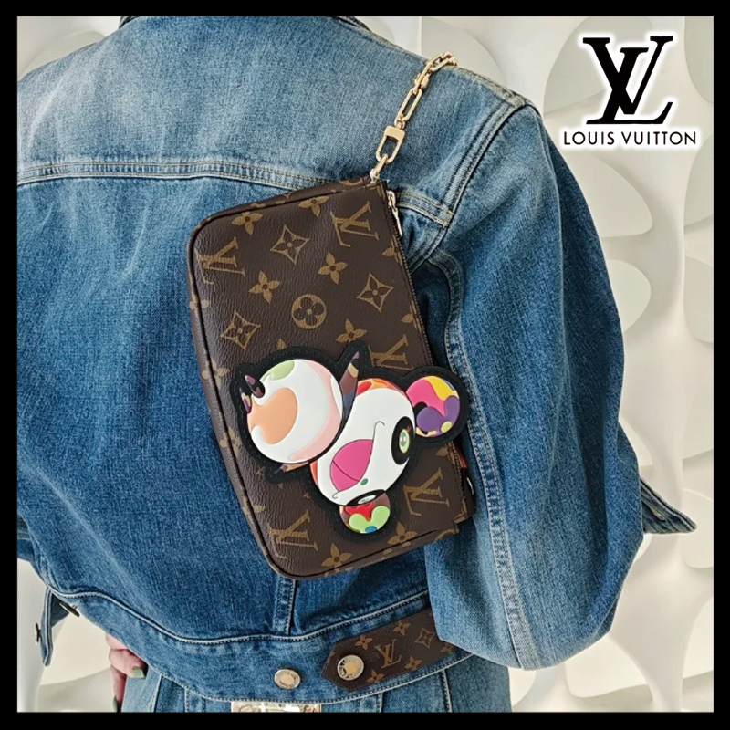 国内発送【可愛い☆】Louis Vuitton 村上隆 ポシェットAccessory