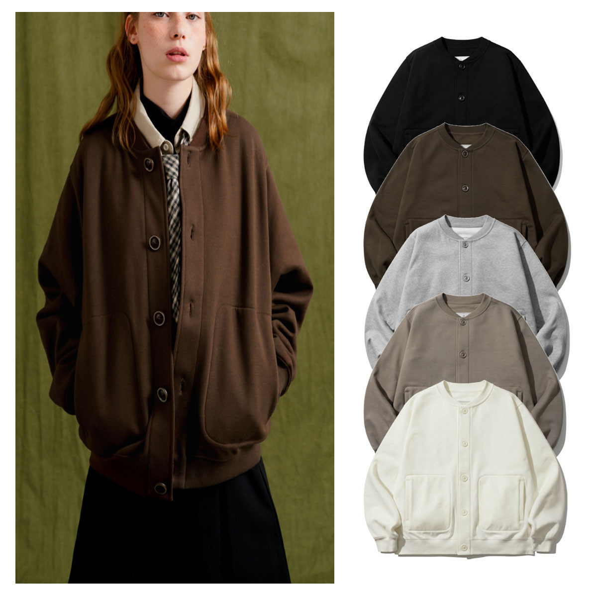 アウターその他 WV PROJECT RELAX STADIUM JUMPER 5JH100