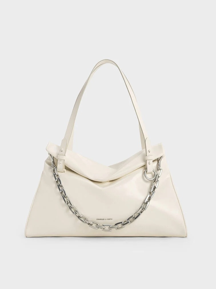 CHARLES & KEITH◆Andromeda チャンキーチェーン トートバッグ CHARLES & KEITH◇Andromeda チャンキーチェーン トートバッグ