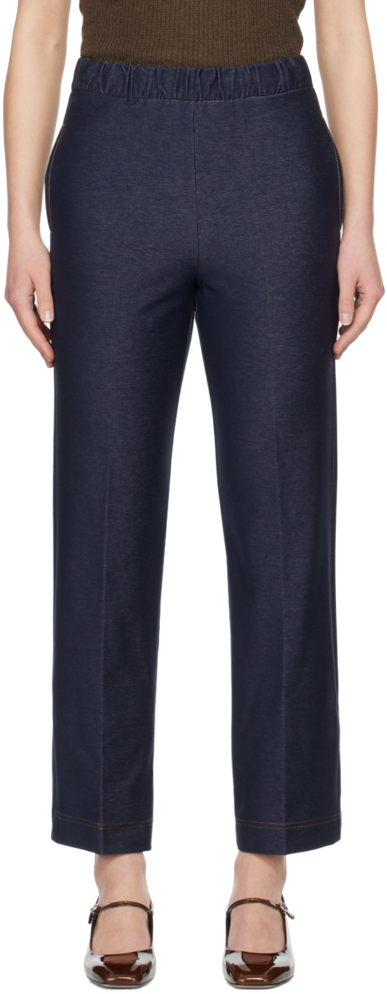 【関税込み】MM by Max Mara ネイビー Ballata トラウザーズ