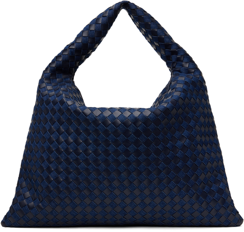 【関税込み】Bottega Veneta ネイビー ラージ Hop バッグ