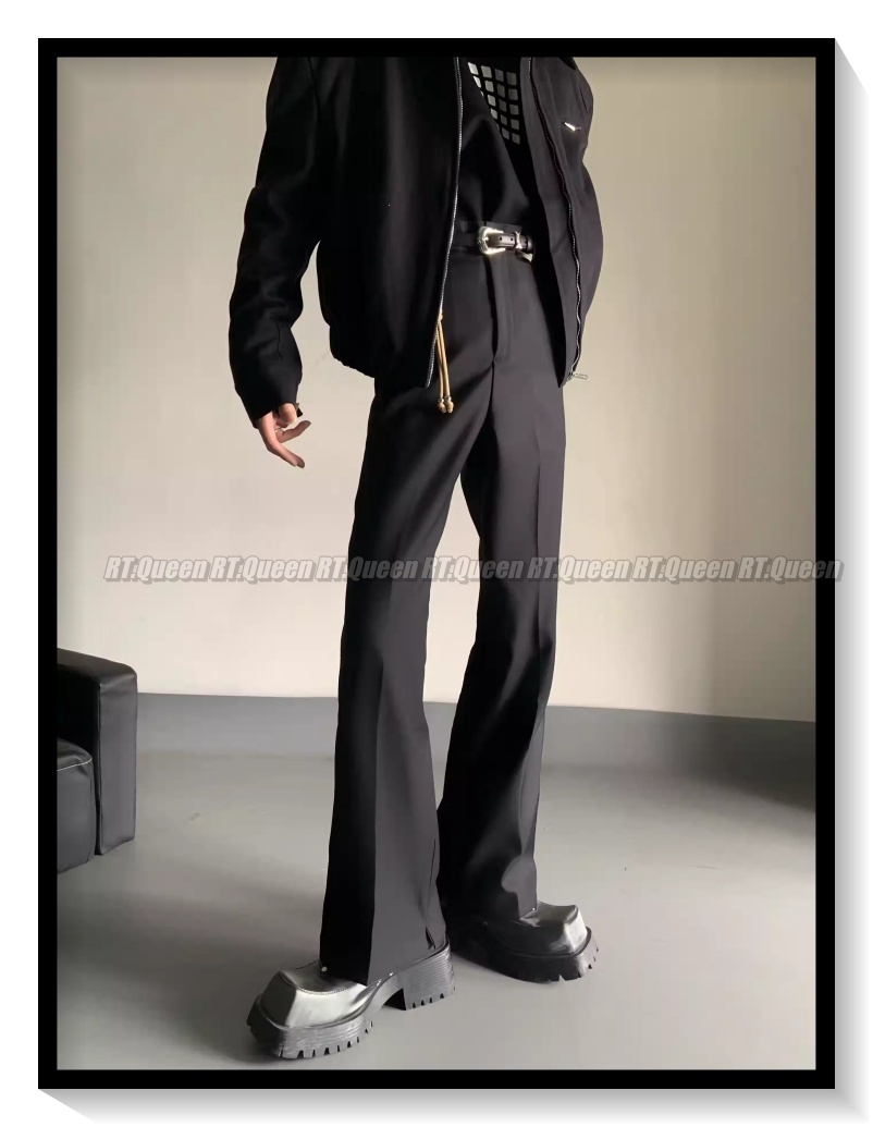 センタープレス スラックスパンツ 全2色 r-4423
