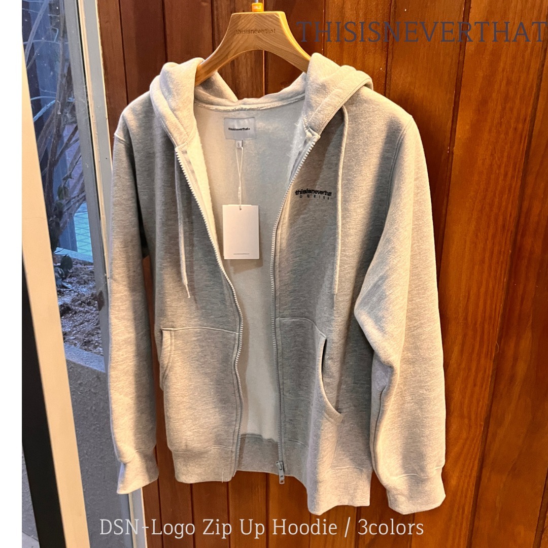 【ディスイズネバーザット】DSN-Logo Zip Up フードパーカー