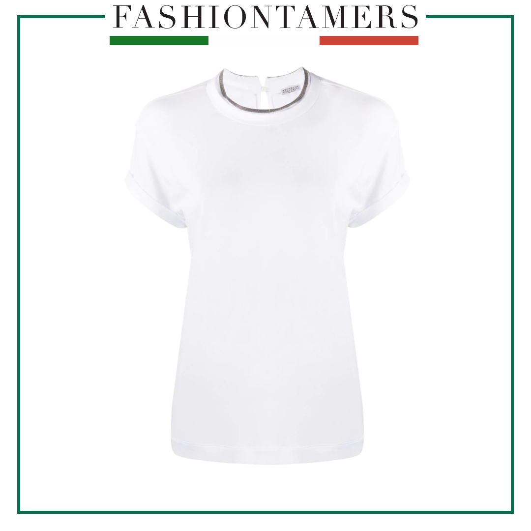 BRUNELLO CUCINELLI Tシャツ・カットソー ホワイト系
