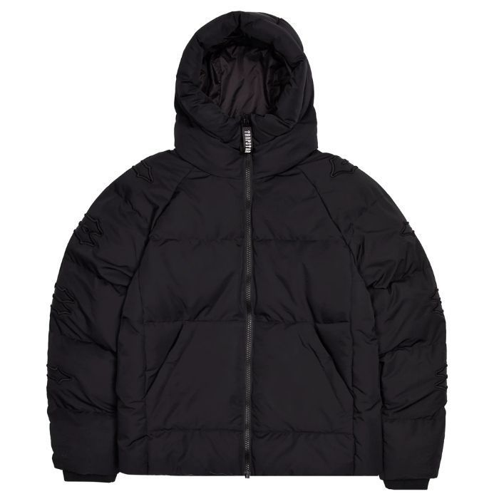 Trapstar London アイアンゲート スリーブ パファー BLACK