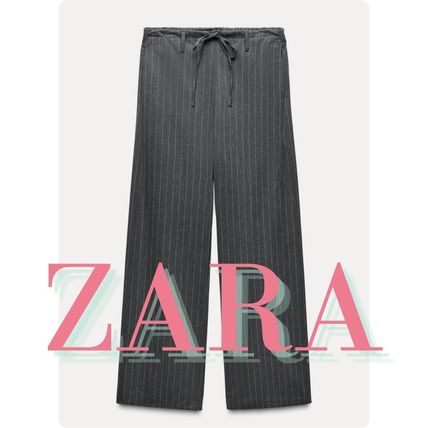ストライプパンツ ZARA(ザラ) パンツ(レディース) - 海外通販のBUYMA