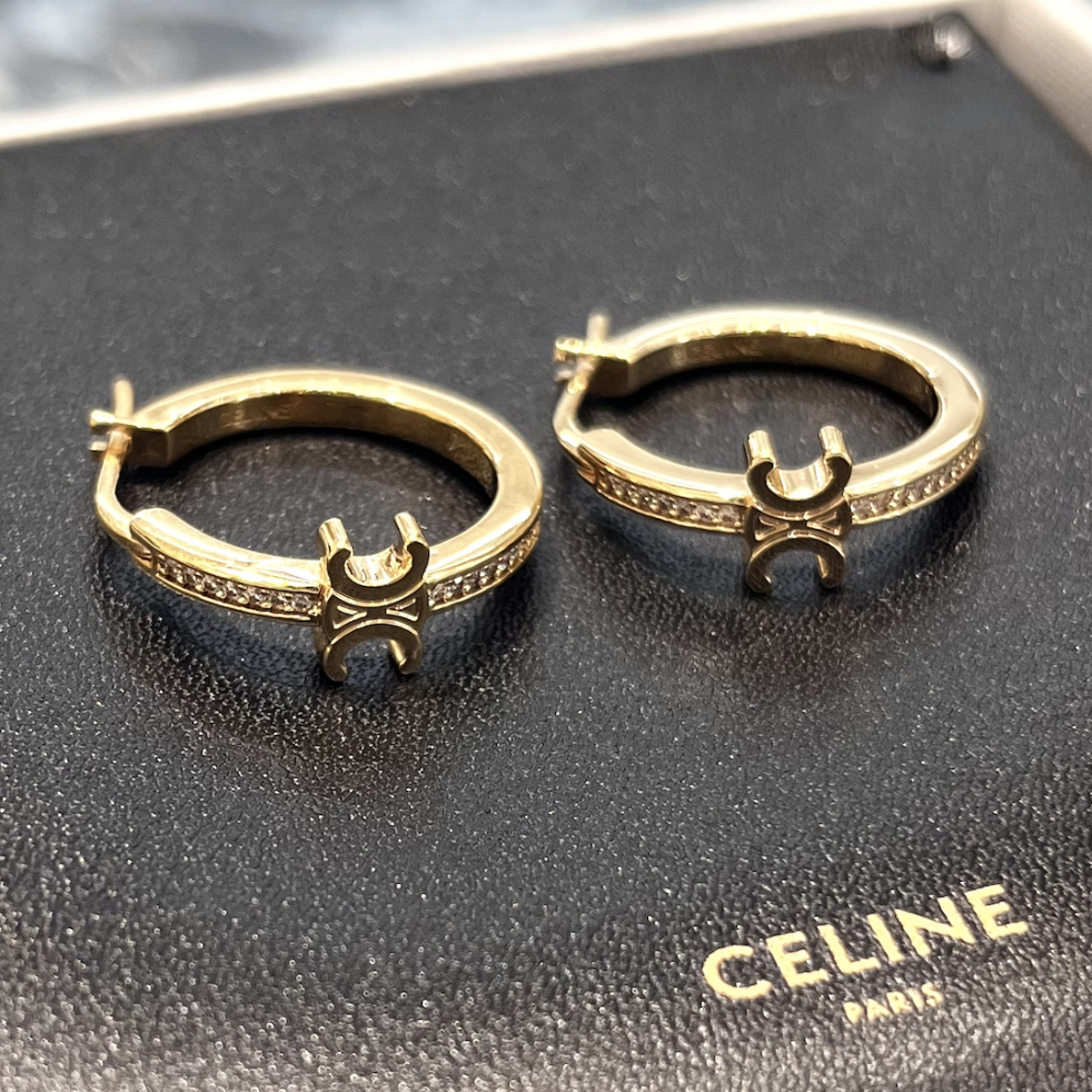 CELINE ☆ トリオンフ スパークル フープ