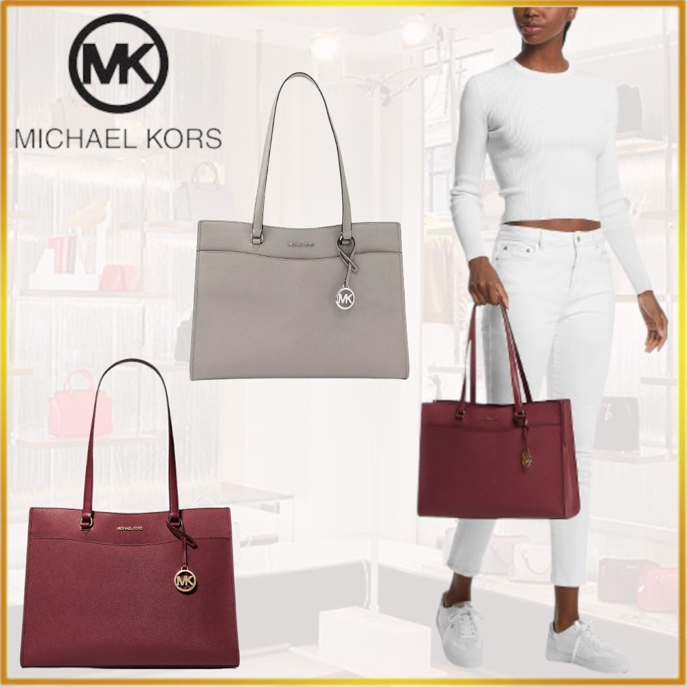国内即発☆MICHAEL KORS OUTLET 日本限定ノレザー トート ラージ