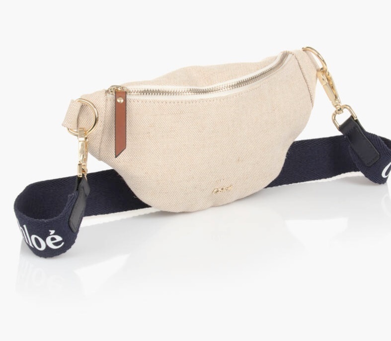 New! 関税込Chloe ロゴ ストラップ クロスボディバッグ
