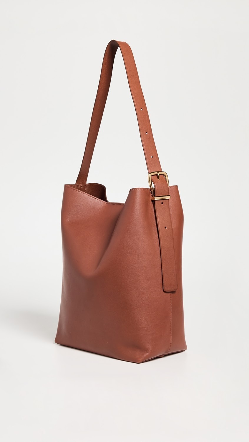 レザー バケット トートバッグ《Madewell》