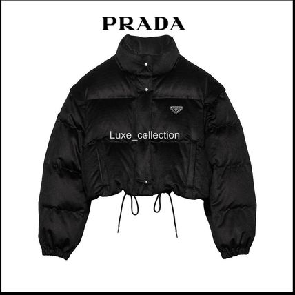クロップド PRADA(プラダ) ダウンジャケット・コート(レディース