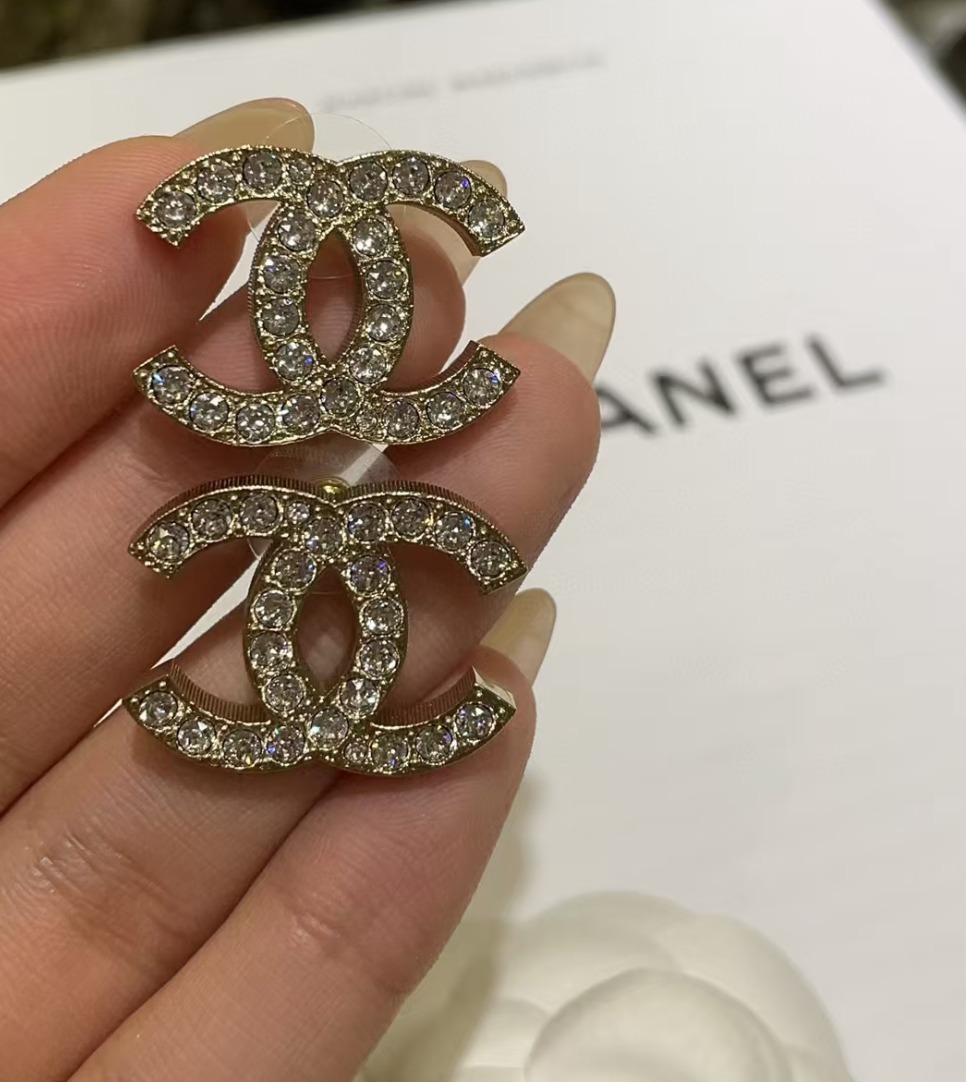 ◇CCマークがシンプルかわいい◇CHANEL シャネル ピアス 24K