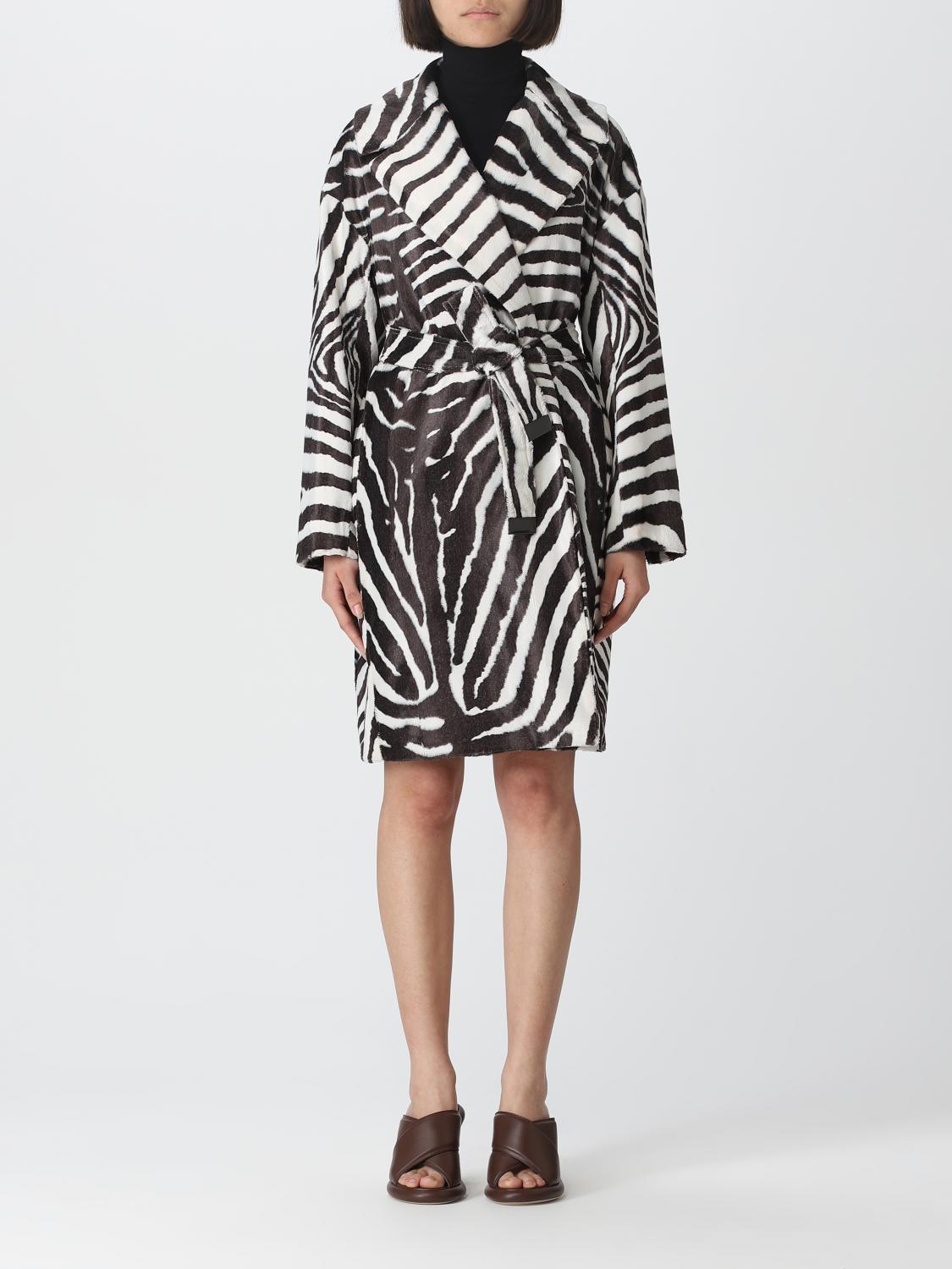 コート S Max Mara Woman Coat Ecru 2394510131600 002