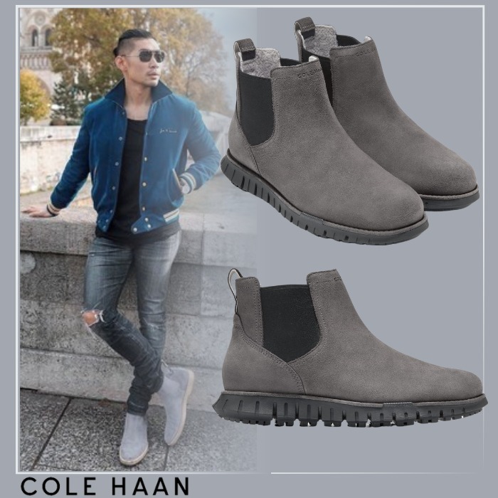 Cole Haan*耐水性レザー*軽やかな履き心地*サイドゴアブーツ