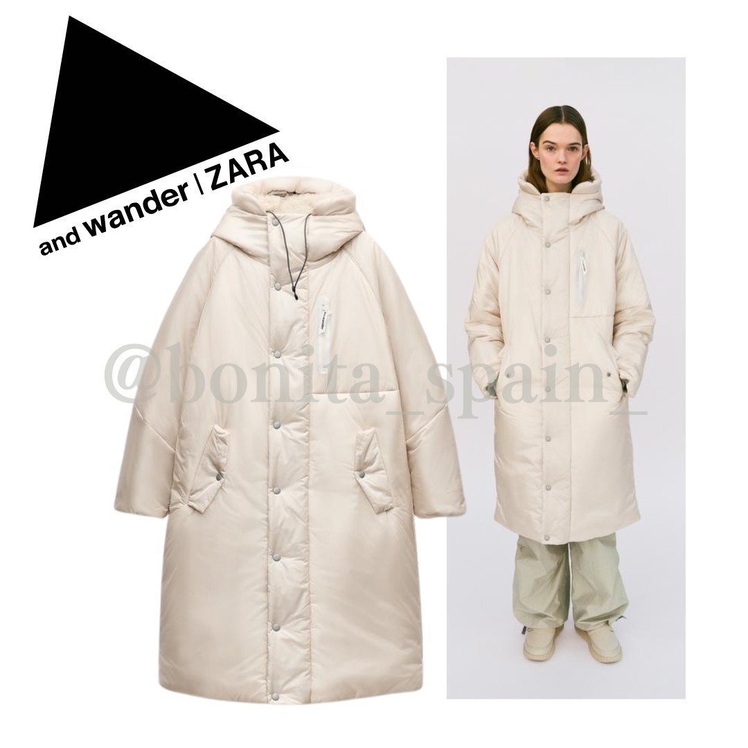 【ZARA】ロング丈 パフジャケット X AND WANDER 0518/042/621