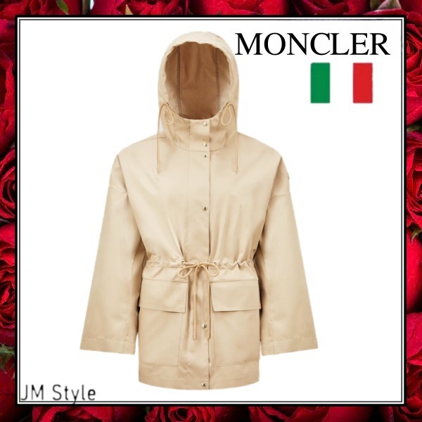 直営店●MONCLER●gaillon フード付きコットン パーカーコート