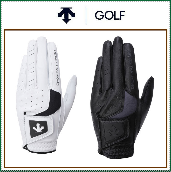 【DESCENTE GOLF】 Men's Sheepskin Gloves / 追跡付