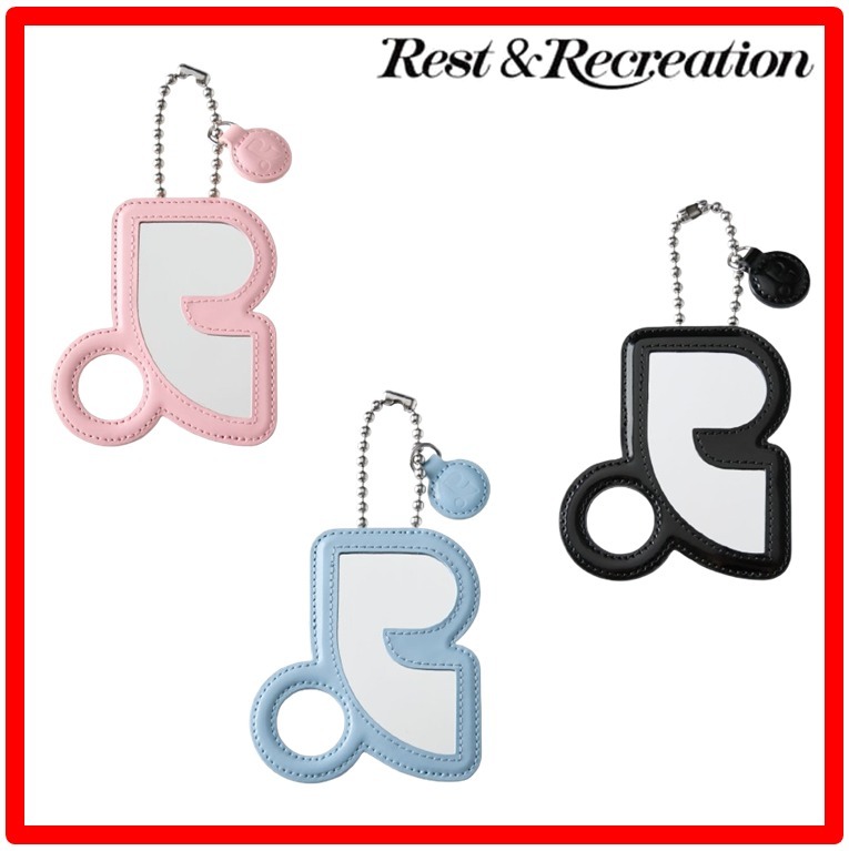 ☆人気☆【Rest&Recreation】☆MIRROR CARD HOLDER KEYRIN.G☆