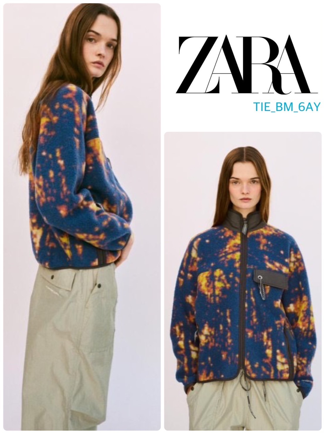 スペイン発送 ZARA WOOL X AND WANDER フリースジャケット 限定