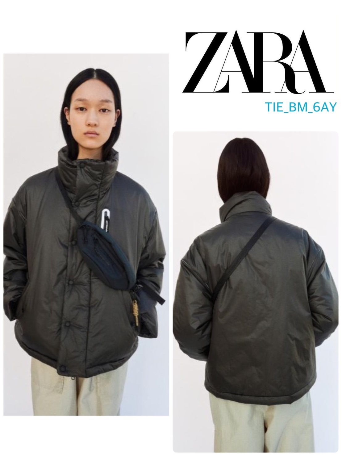 スペイン発送 ZARA 耐水性と防風性 X WANDER パワーダウン 限定