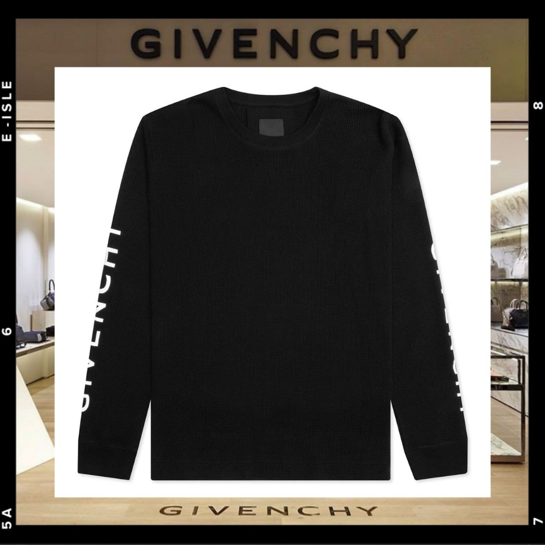 希少【GIVENCHY】 ロゴ クラシックフィット L/S Tシャツ