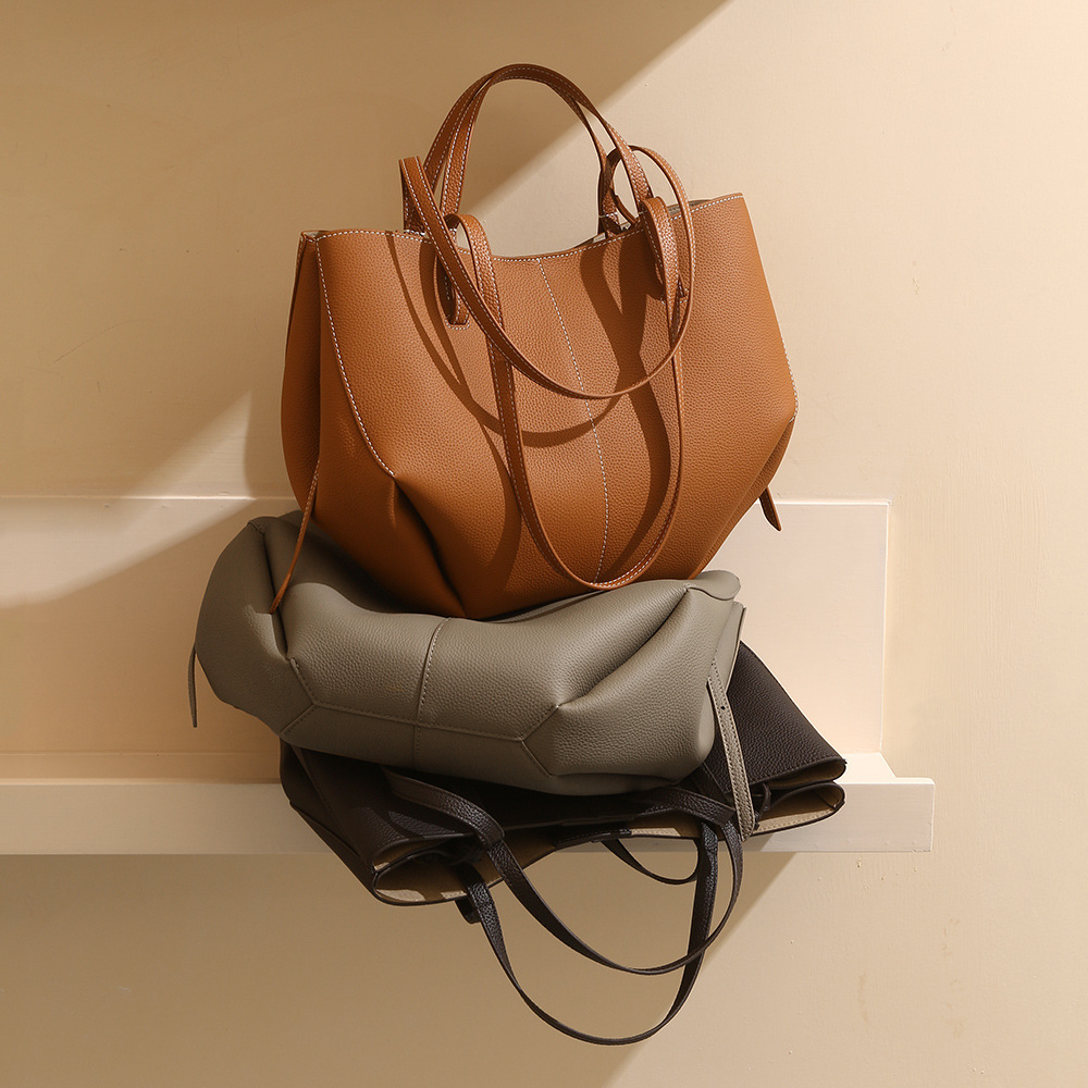レザートートバッグ本革上品
