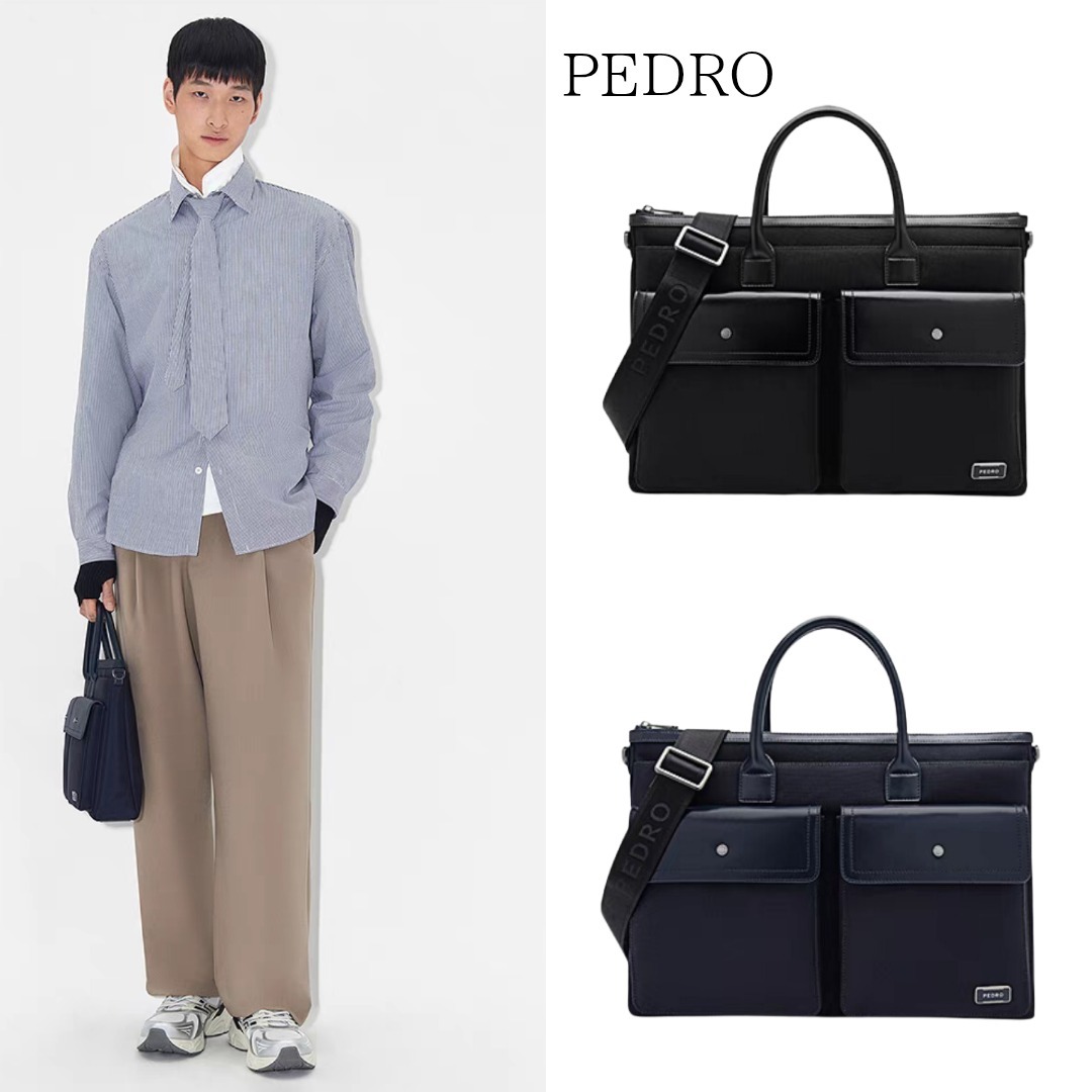 PEDRO 大容量 13インチPC収納可能 2way ボストンバック
