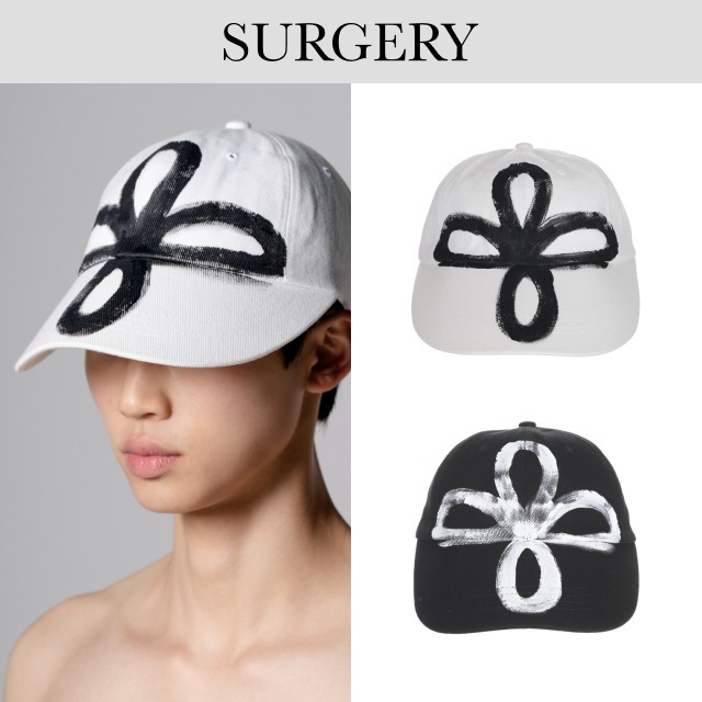 【SURGERY】clover painted cap (2colors)