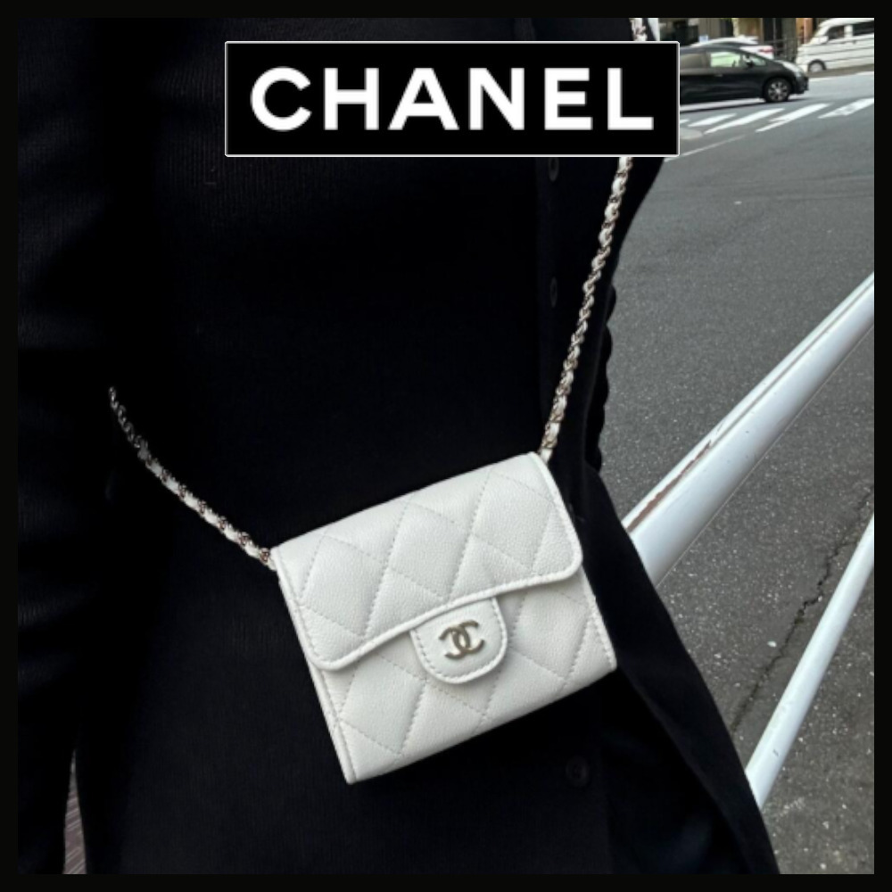 【コンパクトにかわいく♡】CHANEL ミニウォレット