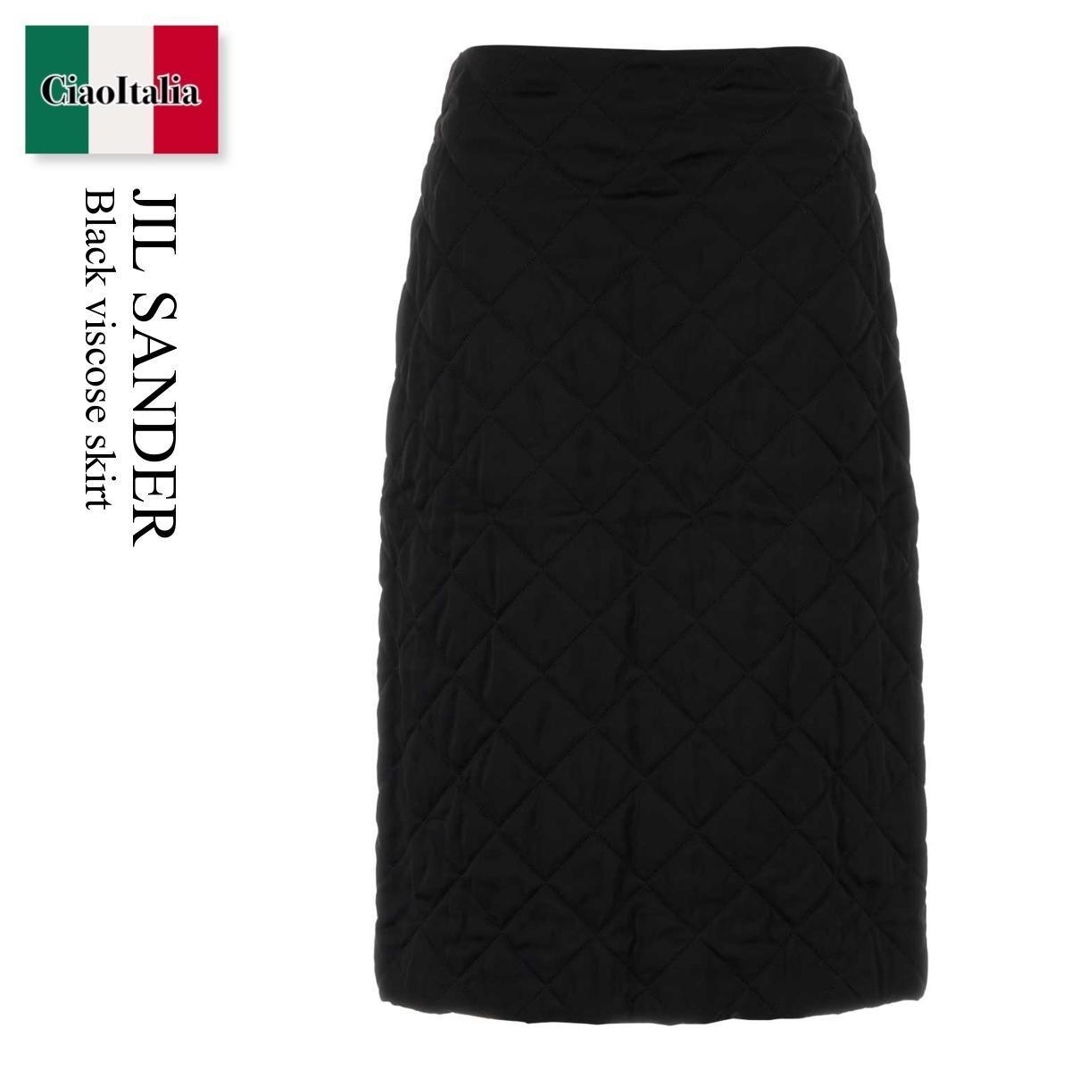 スカート Jil Sander Black Viscose Skirt