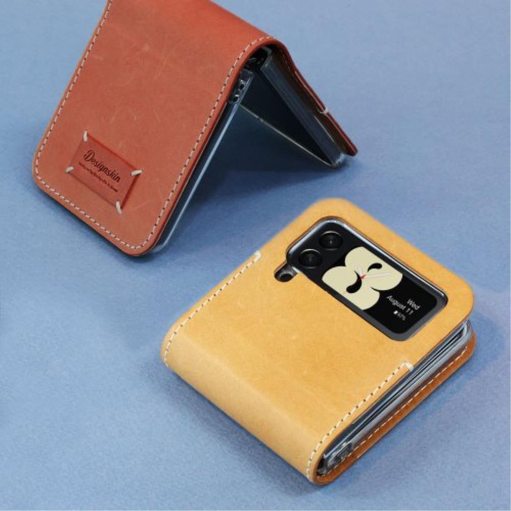 ★DESIGN SKIN★ Galaxy Z Flip 3 Phoenix Pro Premium Leather