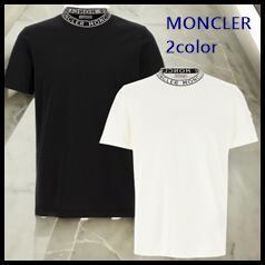 【MONCLER】ロゴトリムつきTシャツ サイズあり！☆2color