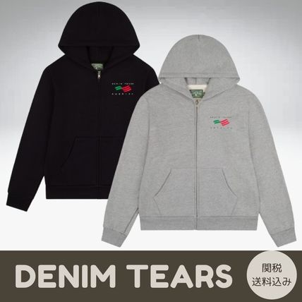 DENIM TEARS Cee-Lo NY ジップアップ フーディ 送料関税込み Cee-Lo NY Zip Hoodie White