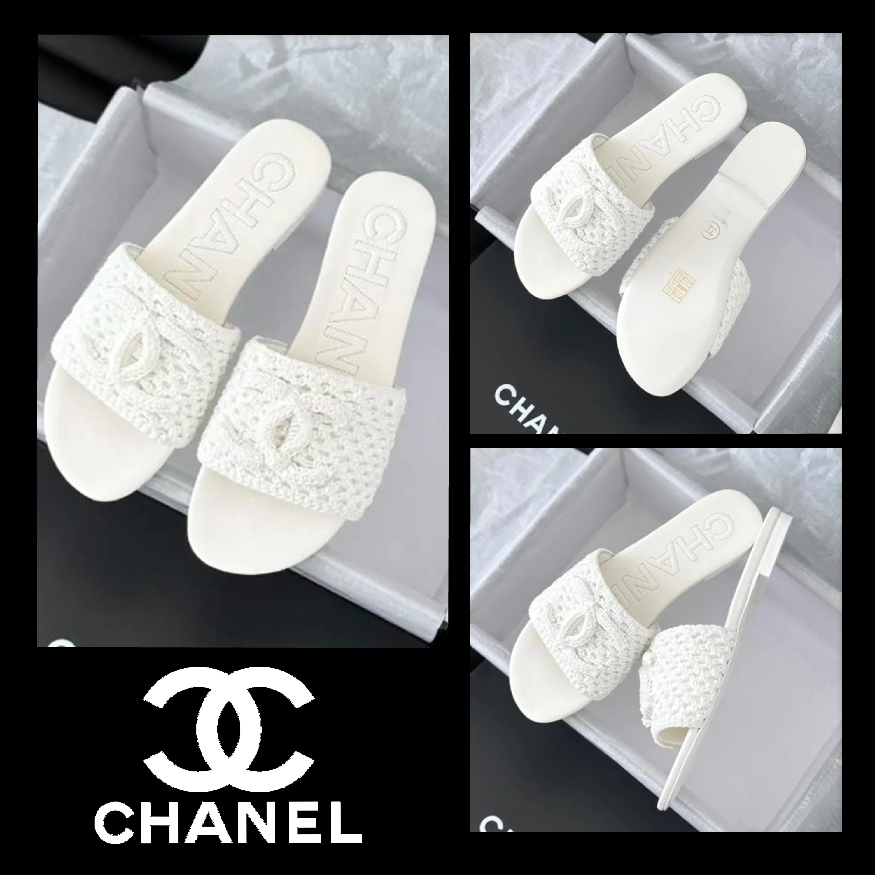 ぷっくりCCロゴが可愛い♪【 CHANEL 】サンダル