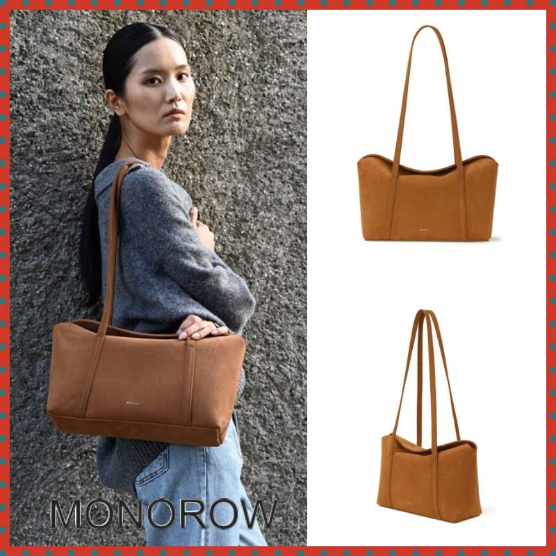 ショルダーバッグ・ポシェット MONOROW sarah suede camel