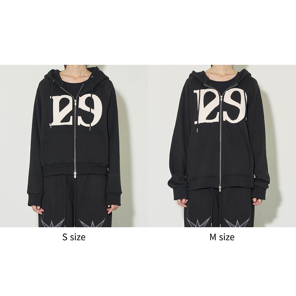 ILLIGO☆129 LOGO PATCH HOODIE ZIP-UP (ILLIGO/パーカー