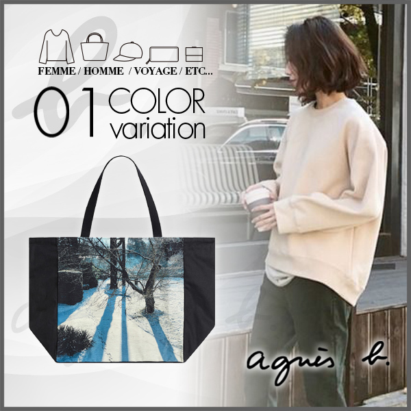 【agnes b.】アニエスベー NU61 GRAND CABAS トートバッグ