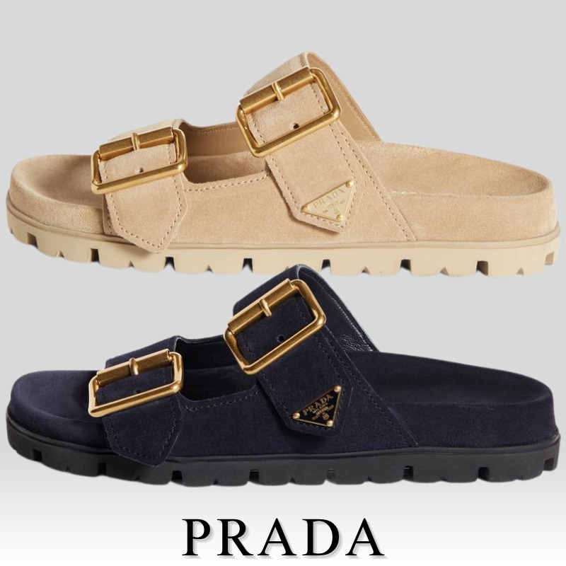 PRADA プラダ サンダル ダブルストラップ