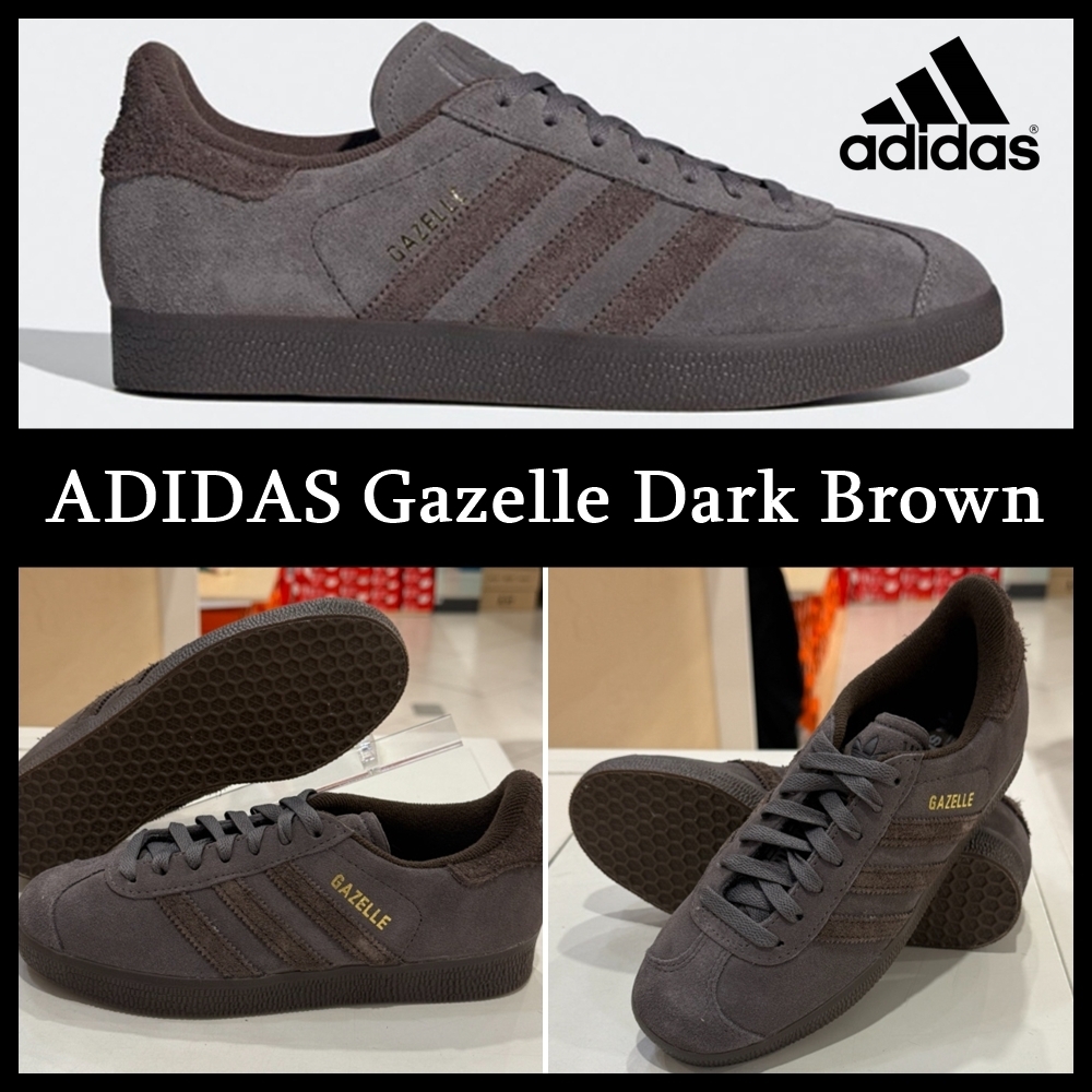【ADIDAS】GAZELLE Dark Brown★送料・関税込★大人気★