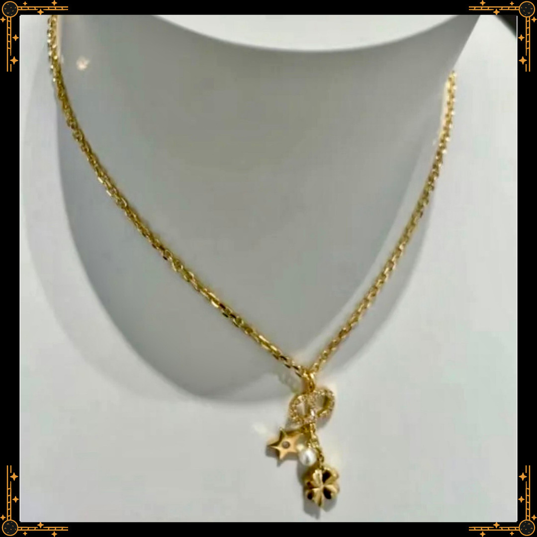 【シンプルで使いやすい】DIOR - Lucky Charms ネックレス