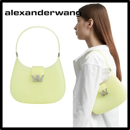 alexanderwang★Small Pike ホーボーショルダーバッグ 送関込み Petit sac Pike Hobo noir in BLACK | alexanderwang®
