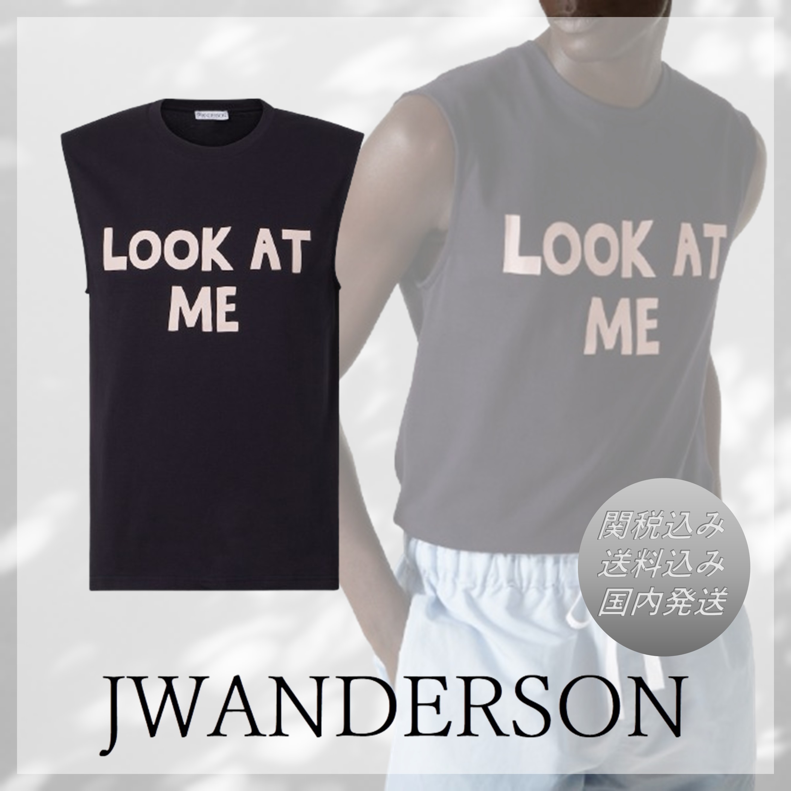 送料込/関税込■JW ANDERSON■プリントコットンタンクトップ