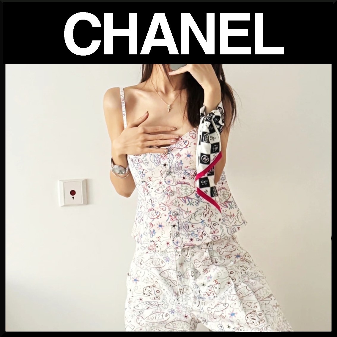 【かわいい★25c】CHANEL キャミソール トップス