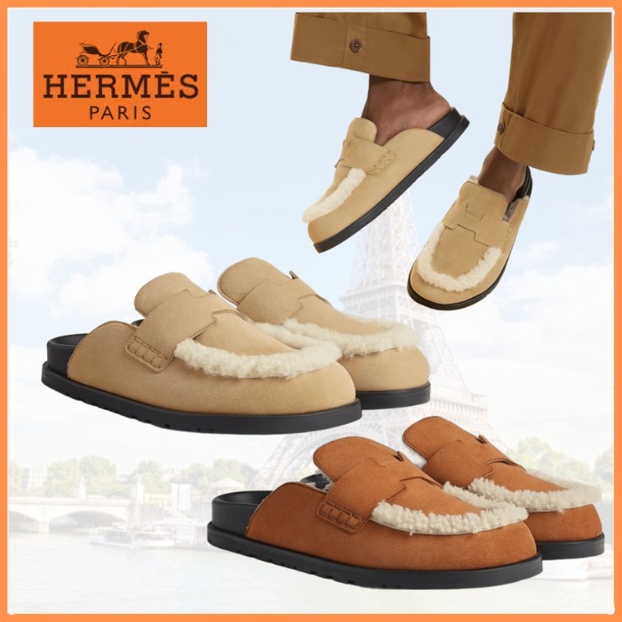 【モダンなコーデに♡】Hermes mule サンダル ２色展開