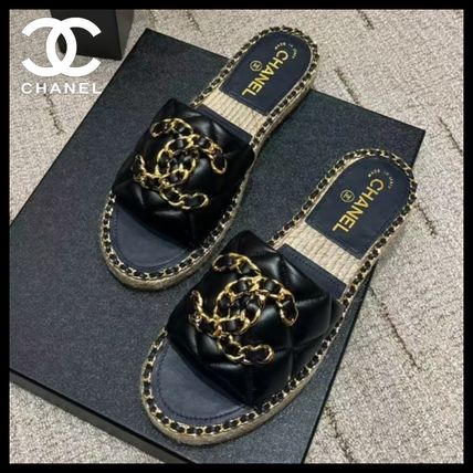 エスパドリーユ CHANEL(シャネル) サンダル・ミュール