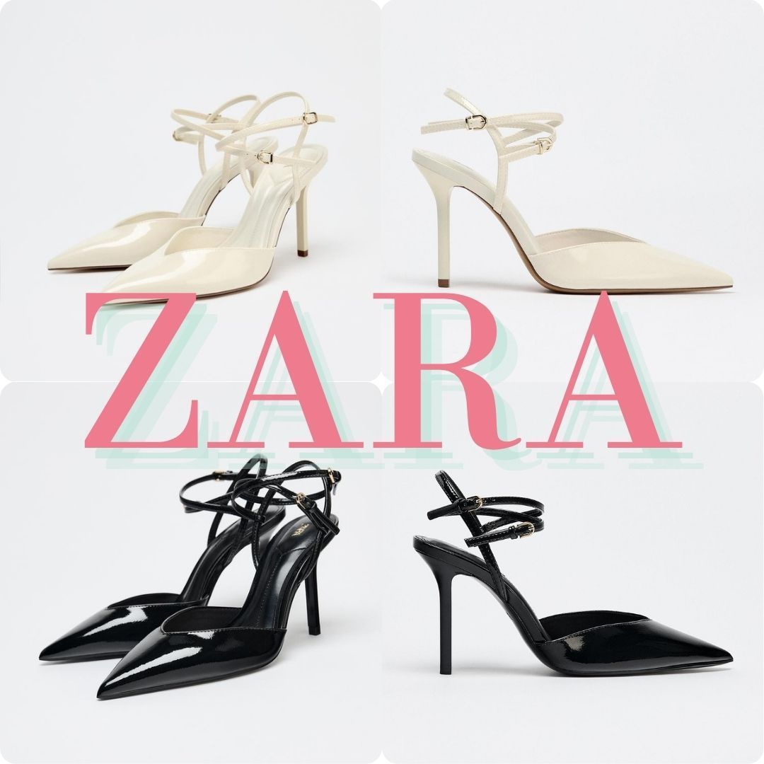 ZARA ストラップ付きスリングバックハイヒール 2217/510